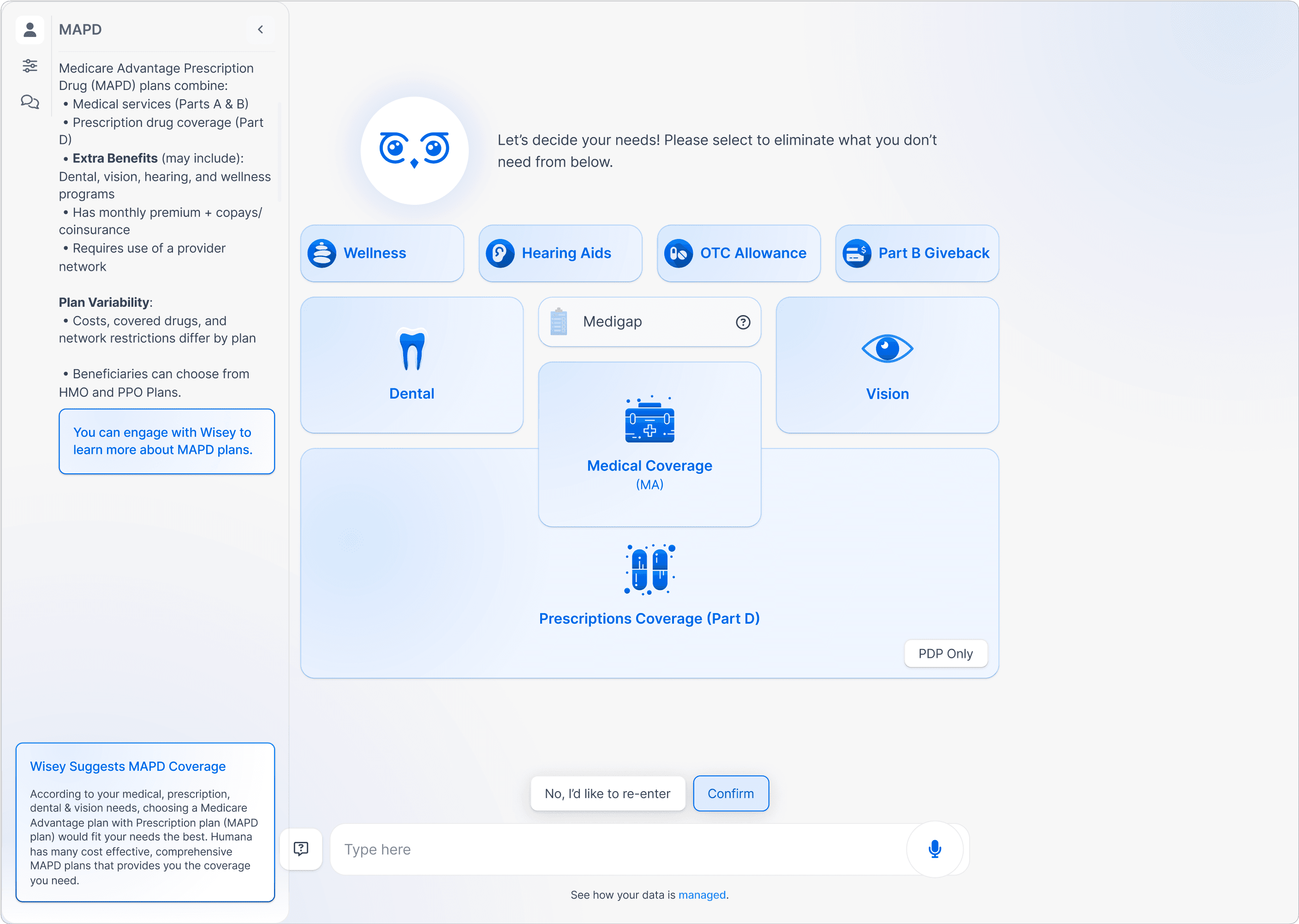 Step-by-step wizard flow