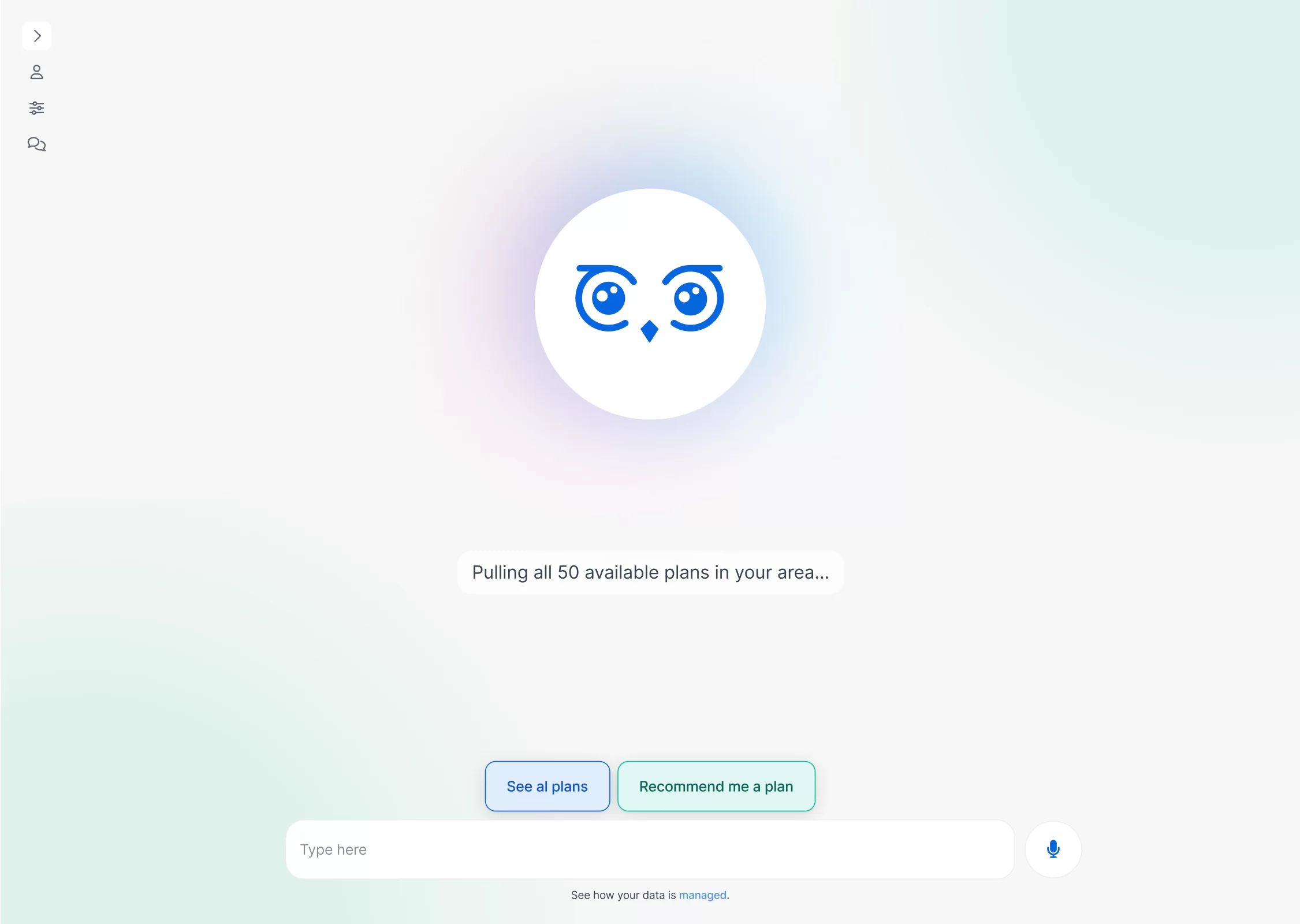 Agent thinking / drafting state