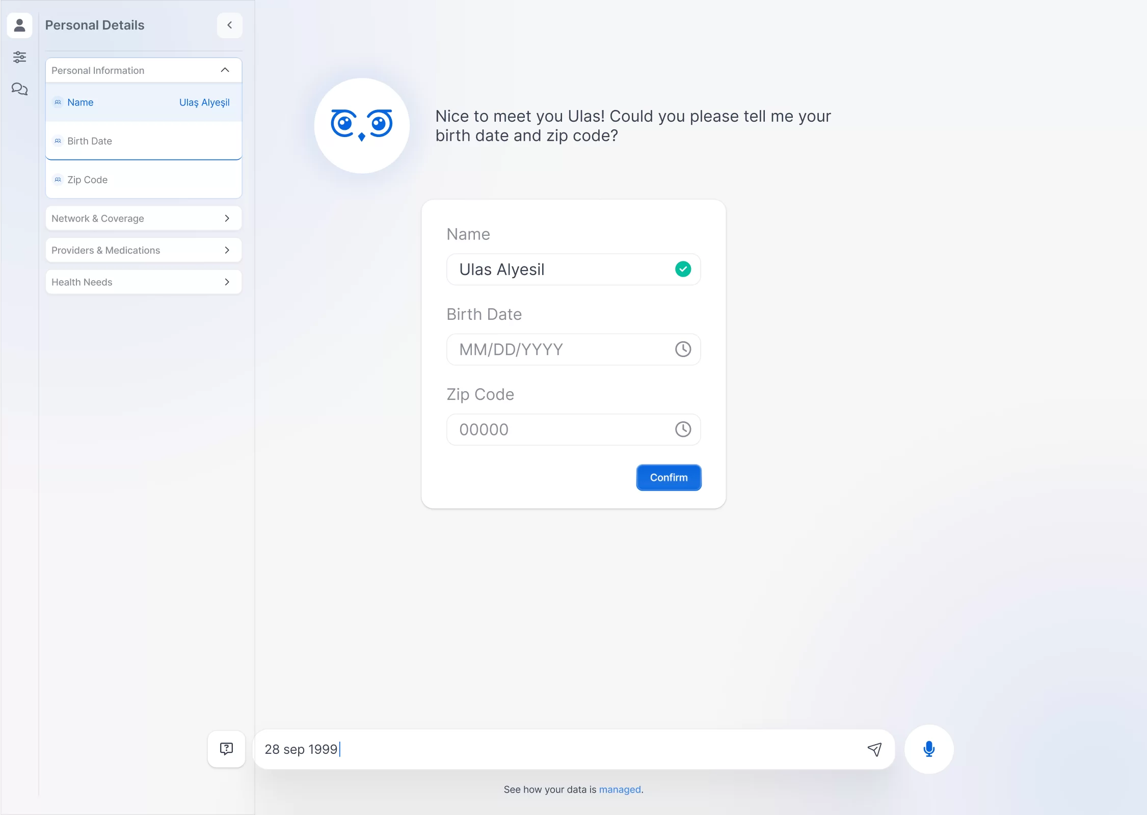 Dynamic form block example